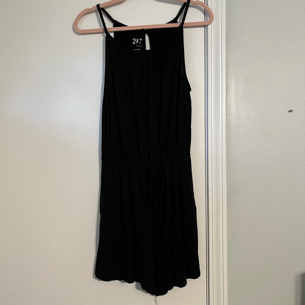 Maurices Elegant Black Romper